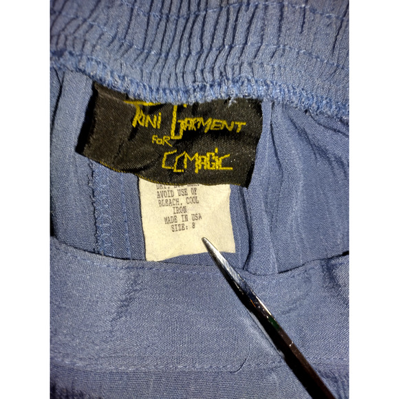 Toni Garment for CC Magic Womens High-rise Pull-on Trouser Blue Sz 8 - Picture 6 of 7